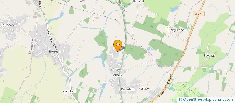 localisation de l'entreprise Y-RUMIN  GUERANDE