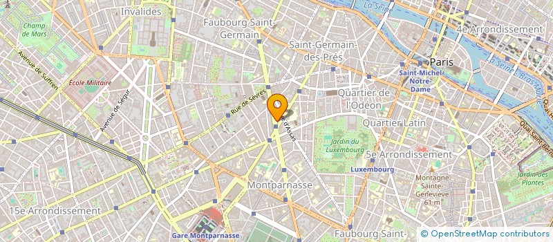 localisation de l'entreprise Y.S à PARIS