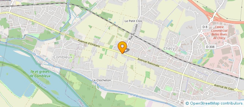 localisation de l'entreprise Y & S à CHECY