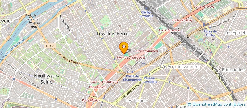localisation de l'entreprise Y.S CONSULTING à LEVALLOIS-PERRET