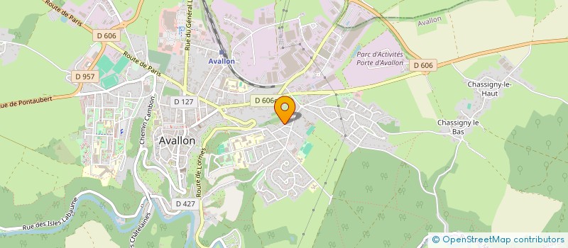 localisation de l'entreprise Y.S.DIFFUSION 2000  MAGNY