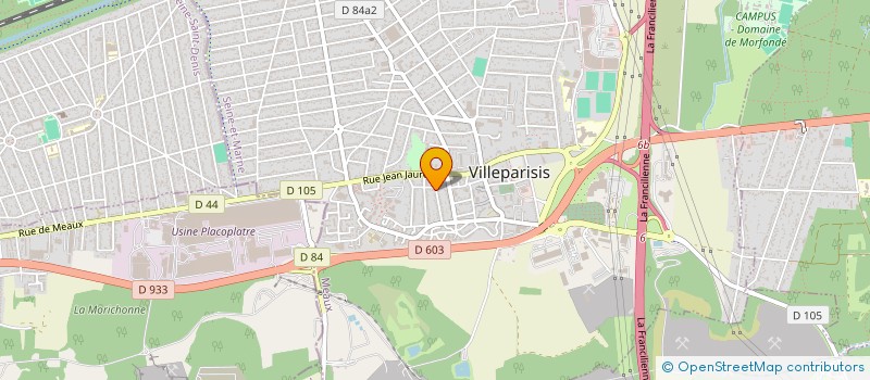 localisation de l'entreprise Y. S. E. C. à VILLEPARISIS