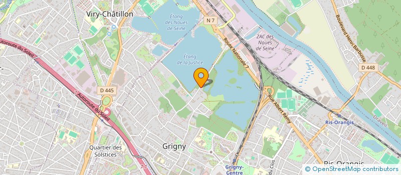 localisation de l'entreprise Y &S EURODISCOUNT à GRIGNY