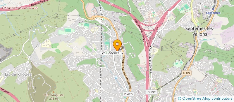 localisation de l'entreprise Y.S.J.M.G. à LES PENNES-MIRABEAU