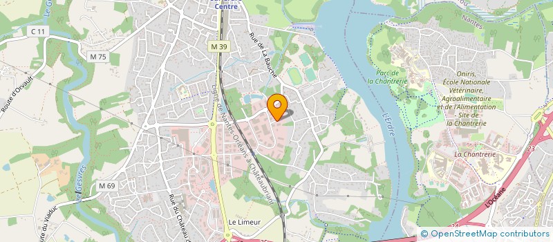 localisation de l'entreprise Y.T.I. à LA CHAPELLE-SUR-ERDRE