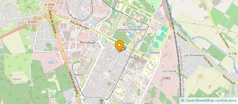 localisation de l'entreprise Y-TRM à ORLEANS