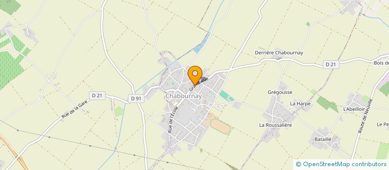 localisation de l'entreprise Y&V MX ASSOCIATION  CHABOURNAY