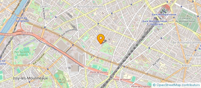 localisation de l'entreprise Y-VOIR SARL  PARIS 14