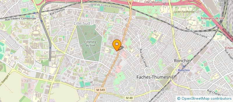 localisation de l'entreprise Y VTC à LILLE