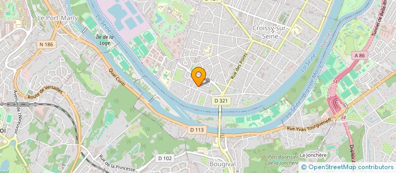 localisation de l'entreprise Y&W  CROISSY-SUR-SEINE