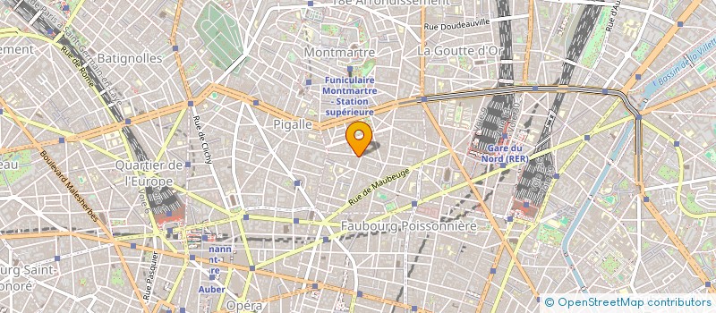 localisation de l'entreprise Y.Y.  PARIS