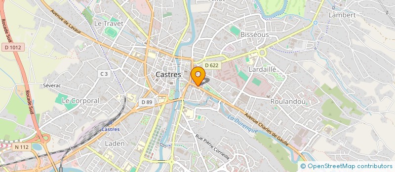 localisation de l'entreprise Y & Y  CASTRES