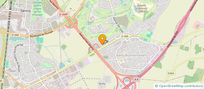 localisation de l'entreprise Y. YIREH  BAILLY-ROMAINVILLIERS