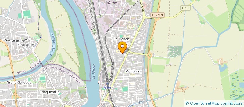 localisation de l'entreprise Y & Z  ARLES