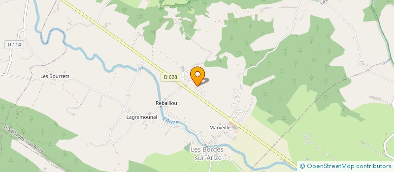 localisation de l'entreprise Y2' CAR à LES BORDES-SUR-ARIZE