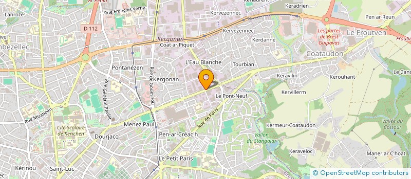 localisation de l'entreprise Y2C à BREST