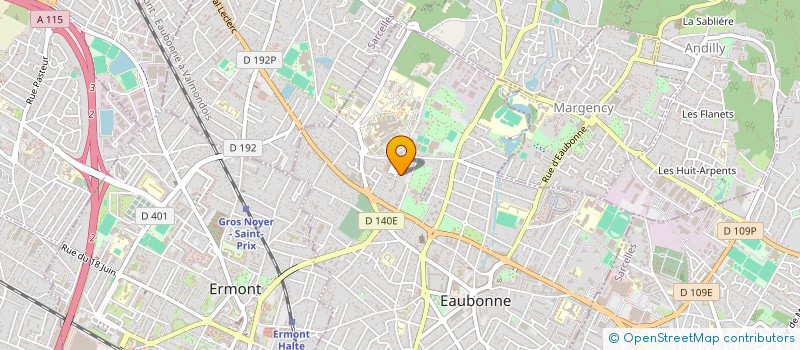 localisation de l'entreprise Y2H à EAUBONNE