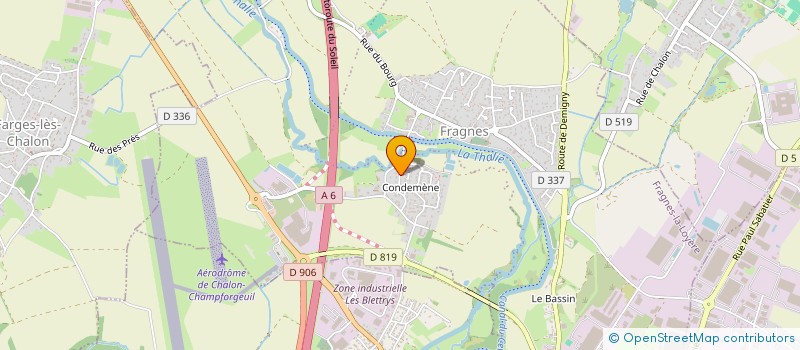 localisation de l'entreprise Y2H  FRAGNES-LA LOYERE