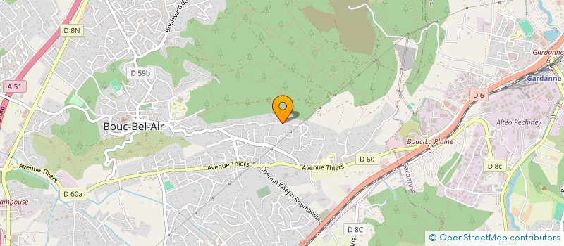 localisation de l'entreprise Y2K à BOUC-BEL-AIR