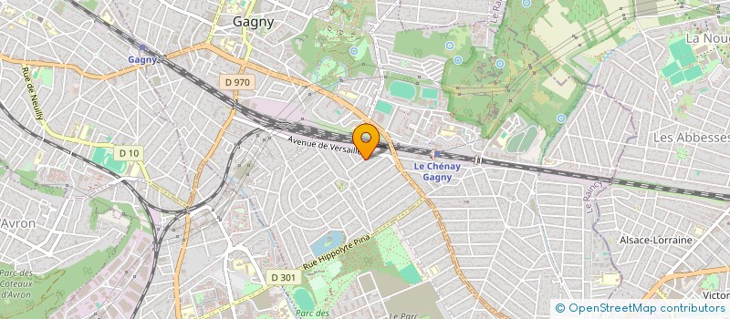 localisation de l'entreprise Y2M D'AUBER à GAGNY