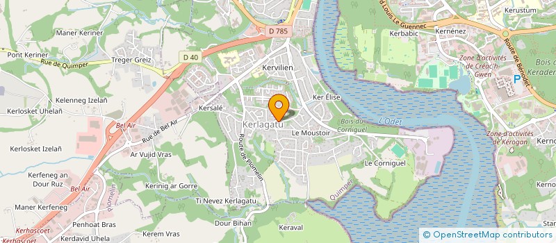 localisation de l'entreprise Y2M INVESTISSEMENTS à QUIMPER