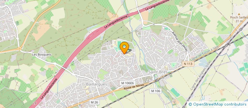 localisation de l'entreprise Y2MI à BAILLARGUES