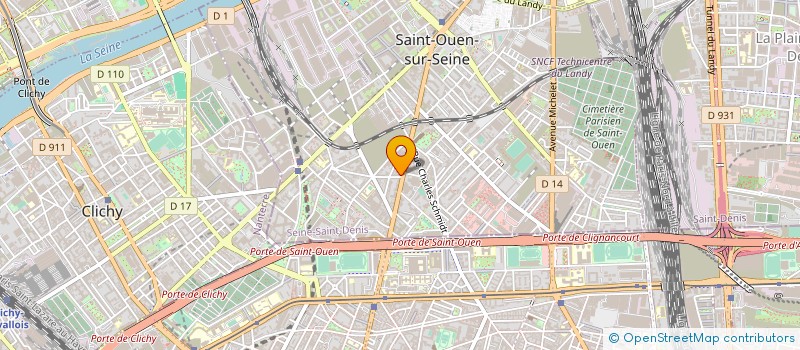 localisation de l'entreprise Y2S à SAINT-OUEN-SUR-SEINE