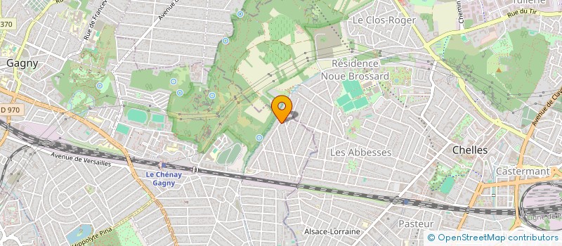 localisation de l'entreprise Y2S HOTEL  GAGNY