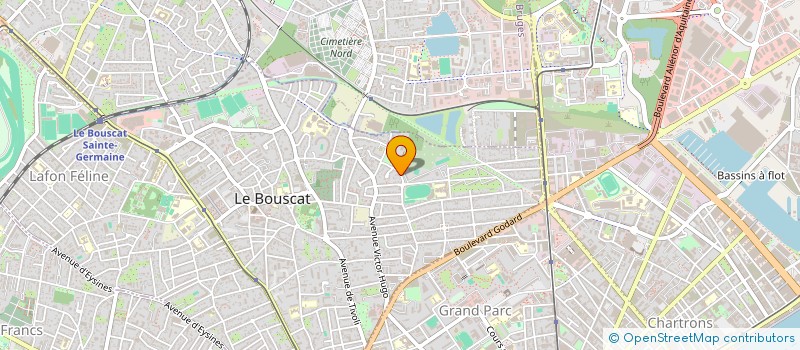 localisation de l'entreprise Y2W  LE BOUSCAT