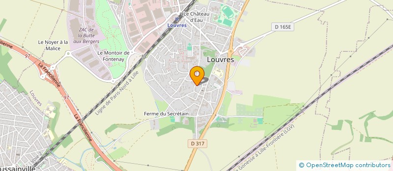 localisation de l'entreprise Y3 à LOUVRES
