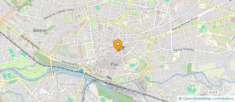 localisation de l'entreprise Y3C à PAU