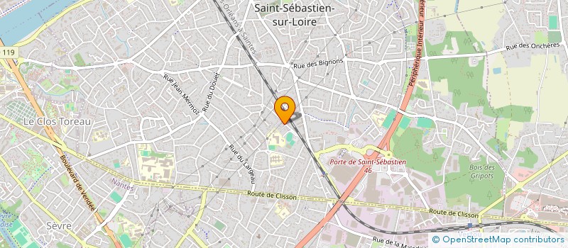 localisation de l'entreprise Y3P  SAINT-SEBASTIEN-SUR-LOIRE