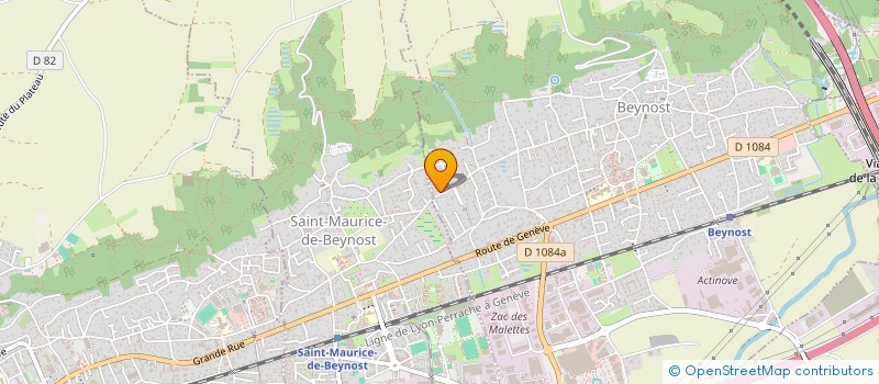 localisation de l'entreprise Y3PF  BEYNOST