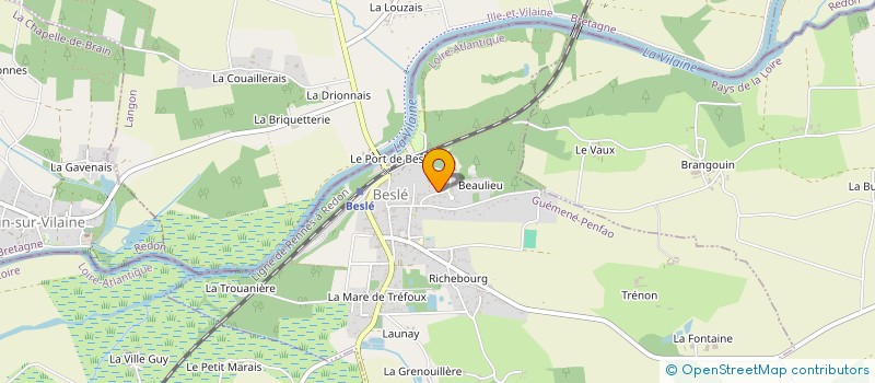 localisation de l'entreprise Y3S  GUEMENE PENFAO