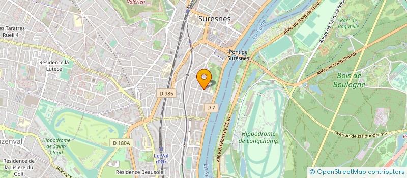 localisation de l'entreprise Y5774 à SURESNES