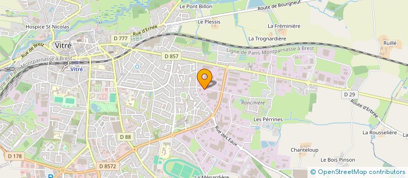localisation de l'entreprise YA  VITRE