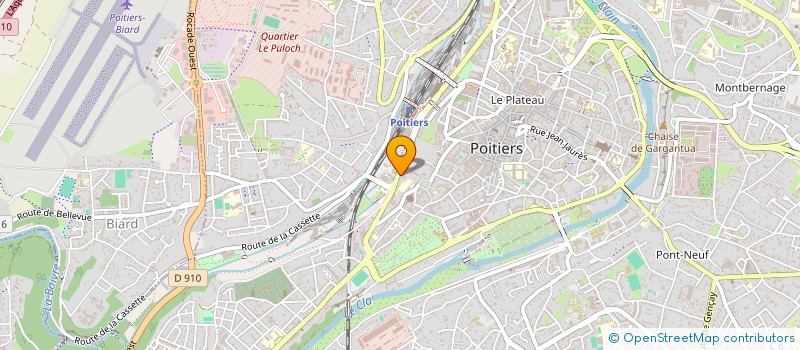 localisation de l'entreprise YA  POITIERS