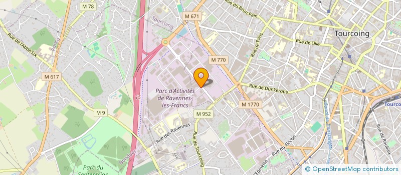 localisation de l'entreprise YA'FABRIK à TOURCOING