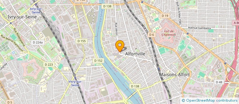 localisation de l'entreprise YA HOLDING  ALFORTVILLE