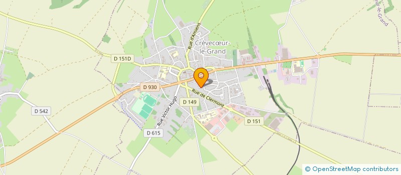 localisation de l'entreprise YA-K-BOUGER  CREVECUR-LE-GRAND