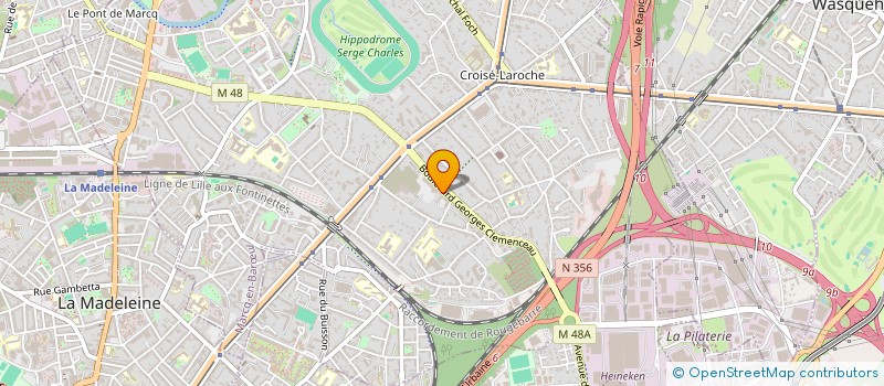 localisation de l'entreprise YA'KA à MARCQ-EN-BARŒUL