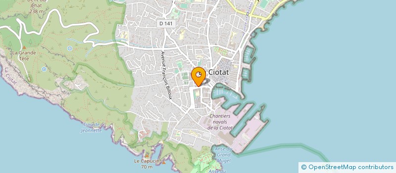 localisation de l'entreprise YA-KA-DO à LA CIOTAT