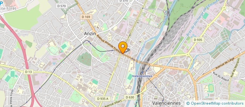localisation de l'entreprise YA MAN à VALENCIENNES