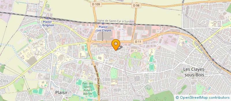 localisation de l'entreprise YA-SSI à PLAISIR