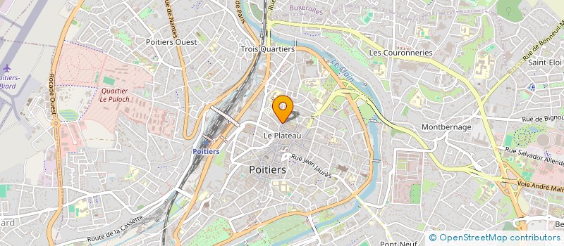 localisation de l'entreprise YA TCHEGBO à POITIERS