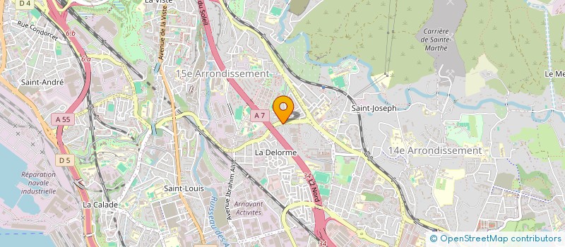 localisation de l'entreprise YA TP à MARSEILLE