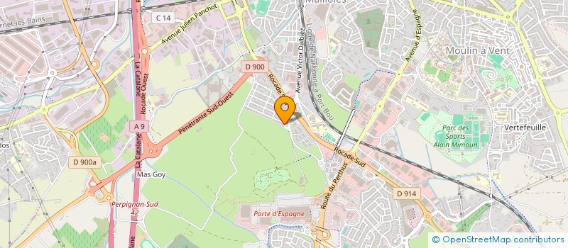 localisation de l'entreprise YAABEL  PERPIGNAN