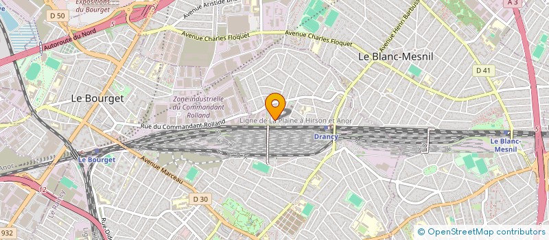localisation de l'entreprise YAAD ELEC à DRANCY