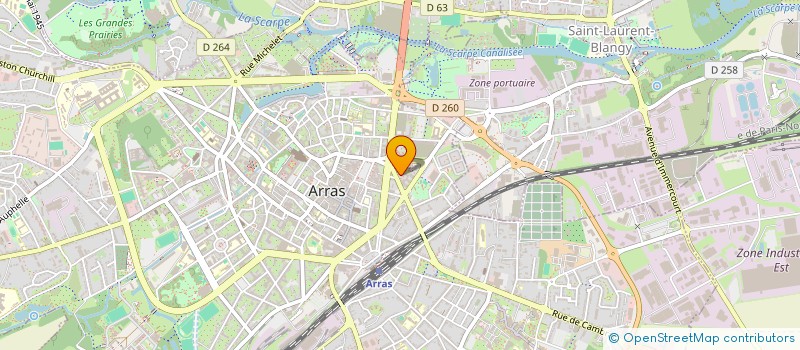 localisation de l'entreprise YAAKAAR à ARRAS