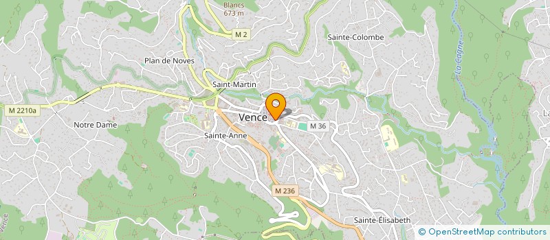 localisation de l'entreprise YAAL  VENCE